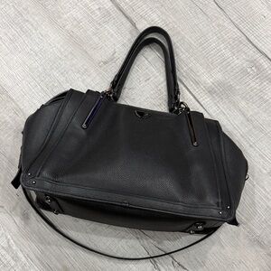 Coach Black Leather Shoulder Bag